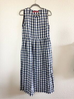 Pyne and Smith French Check Dress size small